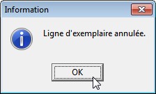 Ligne annule
