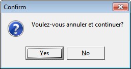 Message annulation